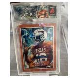 Arch Manning Texas Rookie Card 1 of 8 Slabbed