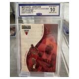 1997 UD CC Michael Jordan Card #385 Graded 10