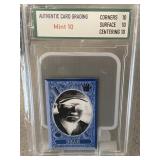 Babe Ruth Photo Negative Card Graded 10
