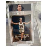 Caitlin Clark Arms Tongue Out IOWA Slabbed Card