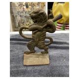 Vintage 1930's Detroit Tigers Cast Iron Door Stop