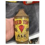 VIntage RARE RED TOP Beer Can