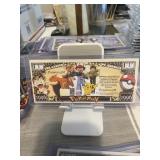 Pokemon 1996 Paper Money 1 Grain Silver Bar