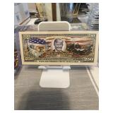 Donald Trump USA 250 Paper Bill 1 Grain Silver Bar