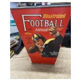 Football Illustrated 1940 Vintage Metal Trash Can