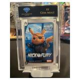 Pokemon Pikachu as Nick Fury MARVEL Card Graded 10