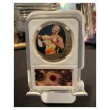 Kobe Byant Gold Coin White Slab-Pulling Jersey