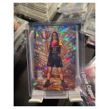 Caitlin Clark Stained Glass 1 GR Silver Bar Card