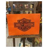Harley Davidson Painted Metal Sign GAS OIL