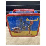 Rocky & Bullwinkle Mini Metal Lunchbox Sealed NOS