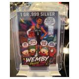 WEMBY South Park 1 GR Silver Bar Card