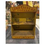 Lord Calvert Coffee VERY RARE Metal Store Display