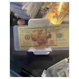 Hulk Hogan Gold Foil $100 Bill
