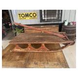 Vintage EARLY Wooden Sled
