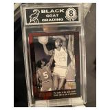 Michael Jordan Early Years UD Card #3 Graded 8