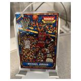 Michael Jordan Rookie Stained Glass w/ 1 Grain Sil