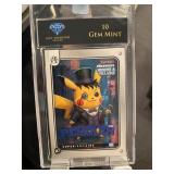 Pokemon Pikachu THE PENGUIN Card Graded 10