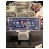 THE SMURFS! Paper Money with 1 Grain Silver Bar