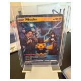 Pokemon Pikachu & THE ADDAMS FAMILY Card