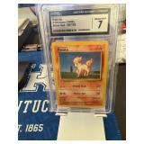 Pokemon 1999 Ponyta Card Graded 7