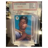 Mickey Mantle Vintage Unused Phone Card Graded 10