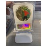 Tiger Woods Slabbed Gold Coin