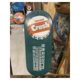 Orange Crush Vintage Original Thermometer Sign