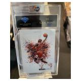 Michael Jordan Graffiti Color Blast Card Graded 10