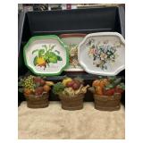 Vintage Home Kitchen Decor Lot