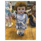 Vintage 17" Sleeping Eye Baby Doll on Stand
