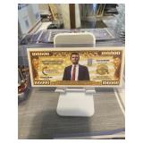 Charlie Kirk Paper Money 1 Grain Silver Bar