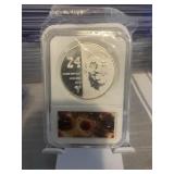 Kobe Bryant Mamba Forever Silver Slabbed Coin