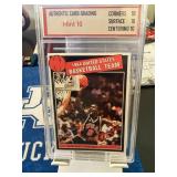 Michael Jordan 1984 USA Olympic Graded 10 Card