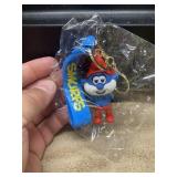 SMURFS Papa Smurf Keychain MIP Sealed