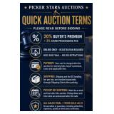 PLEASE READ ï¿½ QUICK AUCTION TERMS & IMPORTANT FEES