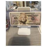 Marilyn Monroe Paper Money 1 Grain Silver Bar