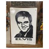 ELVIS Presley Vintage Painted Metal Sign