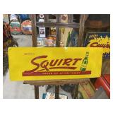 SQUIRT Soda Painted Metal Sign COLA
