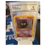Pokemon 1999 Gastly Card Graded NM 8