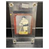 Mickey Mantle Rawlings Glove Tag Card