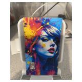 Taylor Swift Color Burst Card w/ 1 Grain Silver