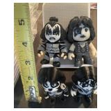 KISS Band Mini Bobble Head Figs Set-Rock & Roll