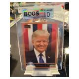 Donald Trump MAGA Skybox Card Graded 10