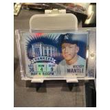 Mickey Mantle Deckle Edge Ticket Refractor in MAG