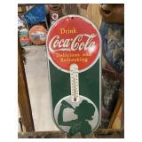 Coca-Cola 1939 Thermometer Sign Original Mint