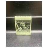 Vintage Fried Chicken Mammy Matchbook
