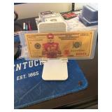 Patrick Mahomes $100 Gold Foil Money