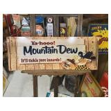 Mountain Dew Metal Sign-Hillbilly