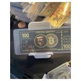 Donald Trump Black 100 Bitcoin Bill