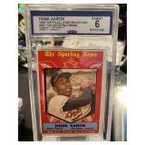 1959 Topps Hank Aaron All Star Card Graded 6